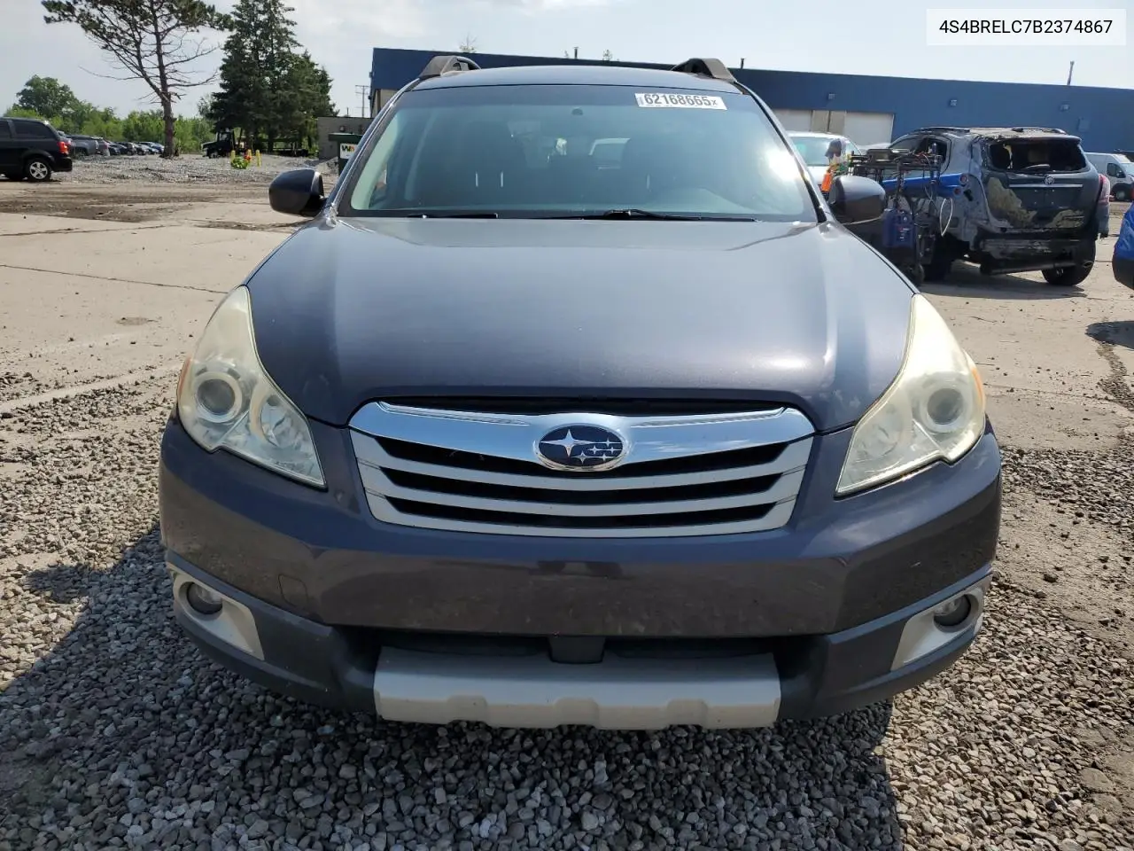 2011 Subaru Outback 3.6R Limited VIN: 4S4BRELC7B2374867 Lot: 62168665