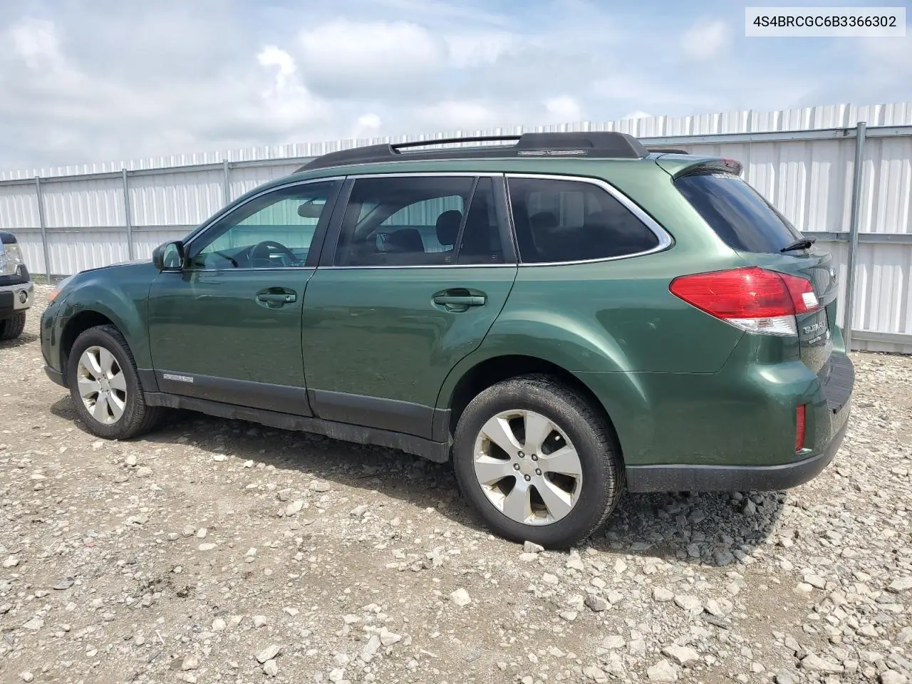 2011 Subaru Outback 2.5I Premium VIN: 4S4BRCGC6B3366302 Lot: 62350425