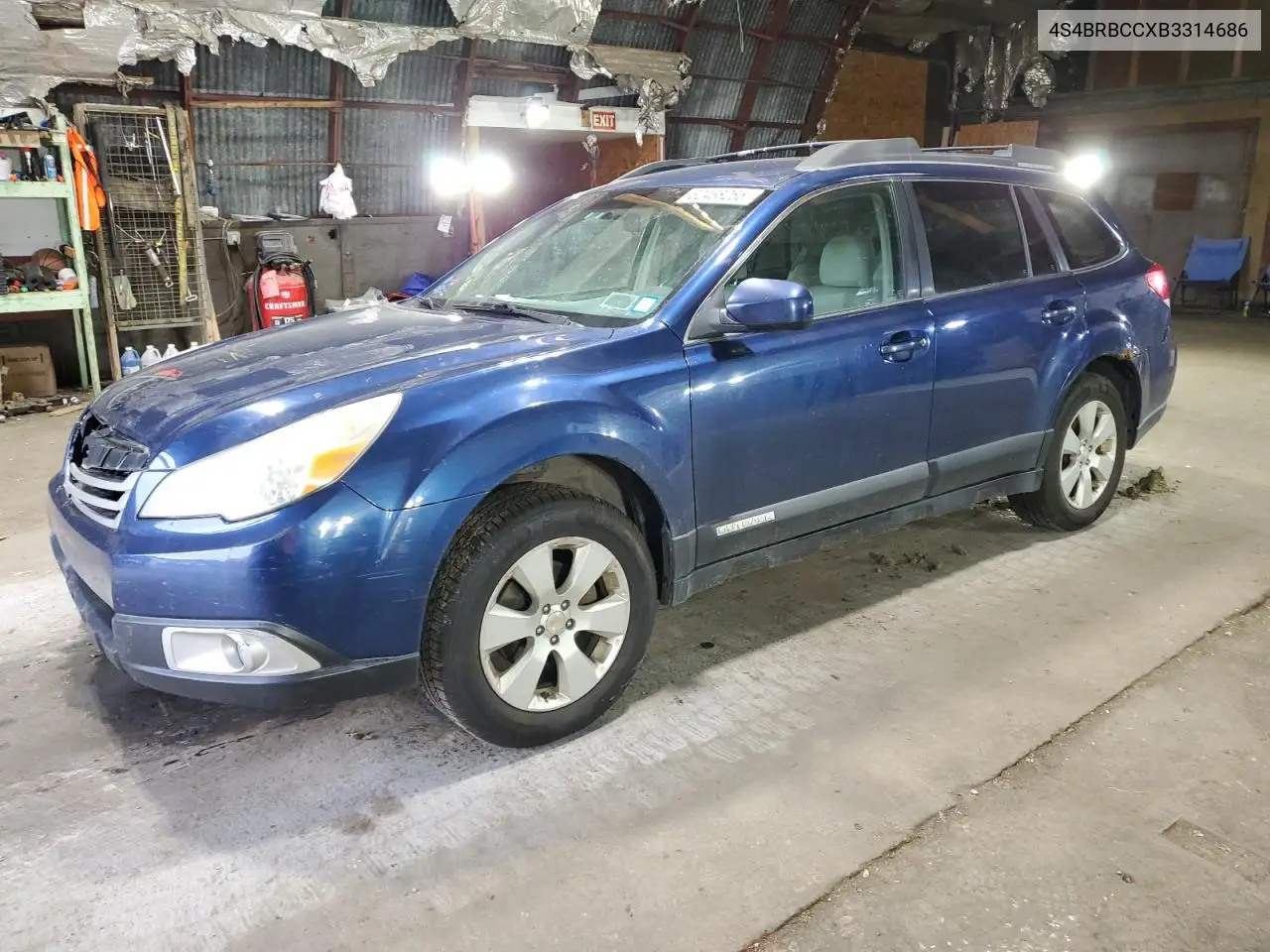 2011 Subaru Outback 2.5I Premium VIN: 4S4BRBCCXB3314686 Lot: 62468265
