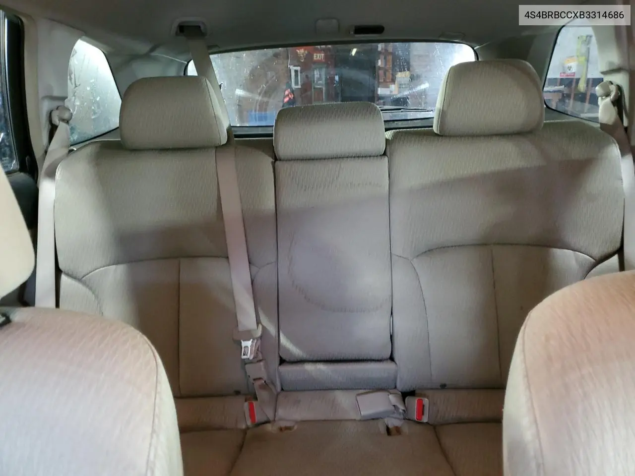 2011 Subaru Outback 2.5I Premium VIN: 4S4BRBCCXB3314686 Lot: 62468265