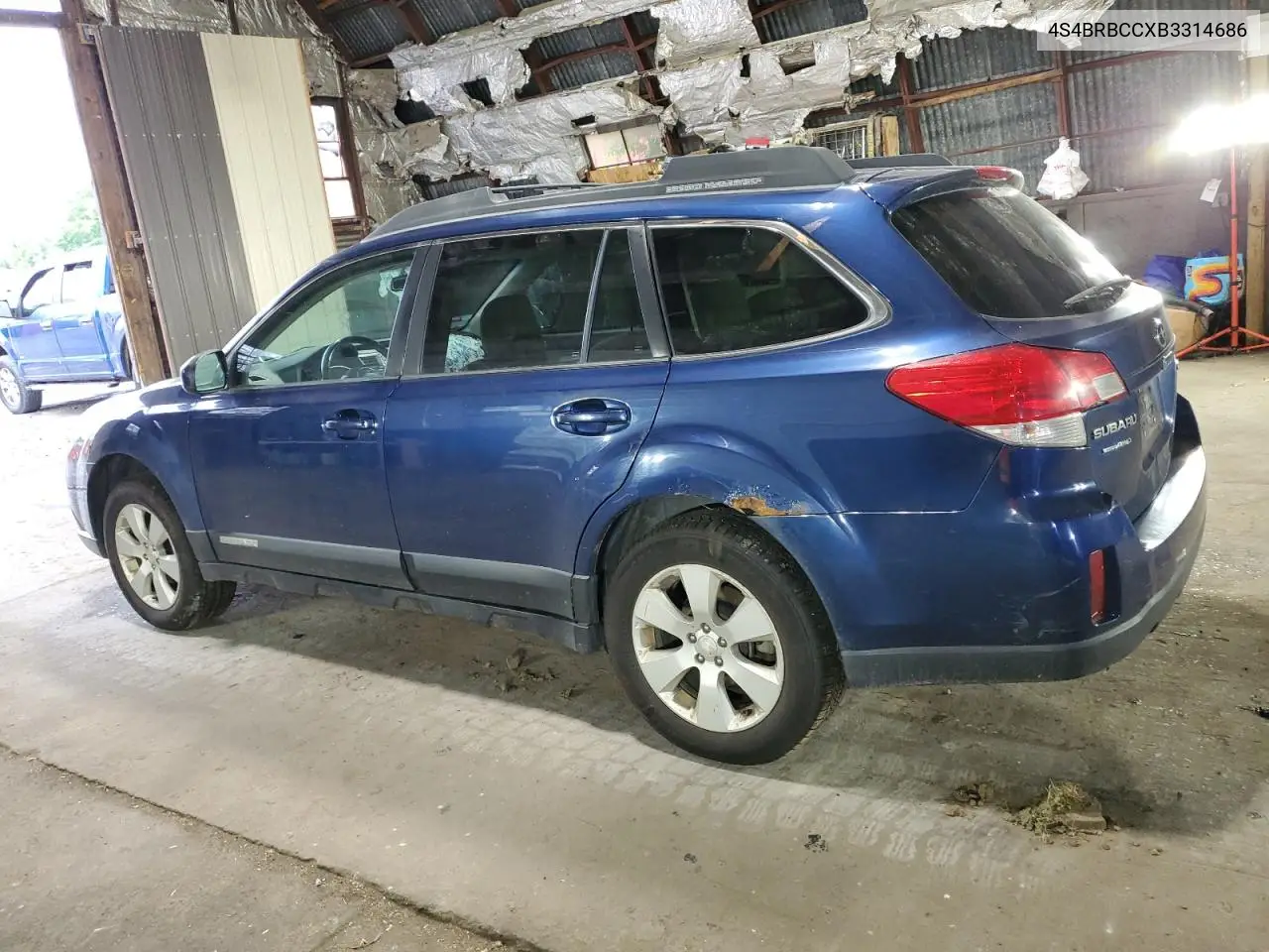 2011 Subaru Outback 2.5I Premium VIN: 4S4BRBCCXB3314686 Lot: 62468265