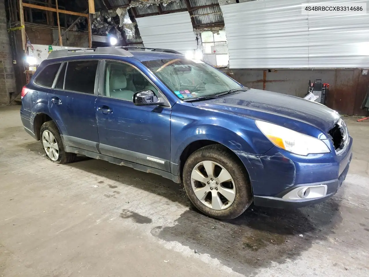 2011 Subaru Outback 2.5I Premium VIN: 4S4BRBCCXB3314686 Lot: 62468265