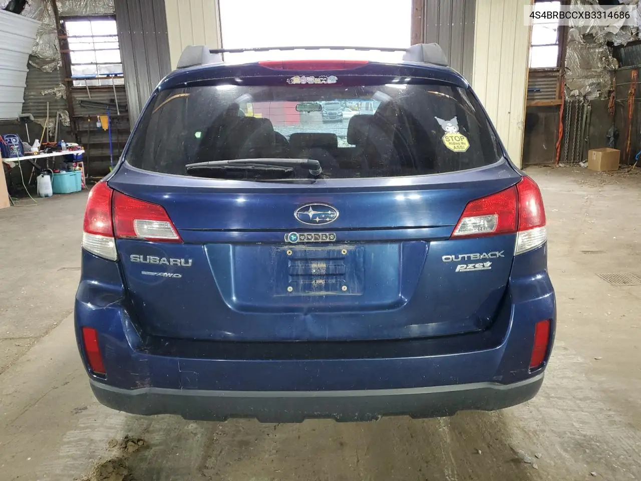 2011 Subaru Outback 2.5I Premium VIN: 4S4BRBCCXB3314686 Lot: 62468265