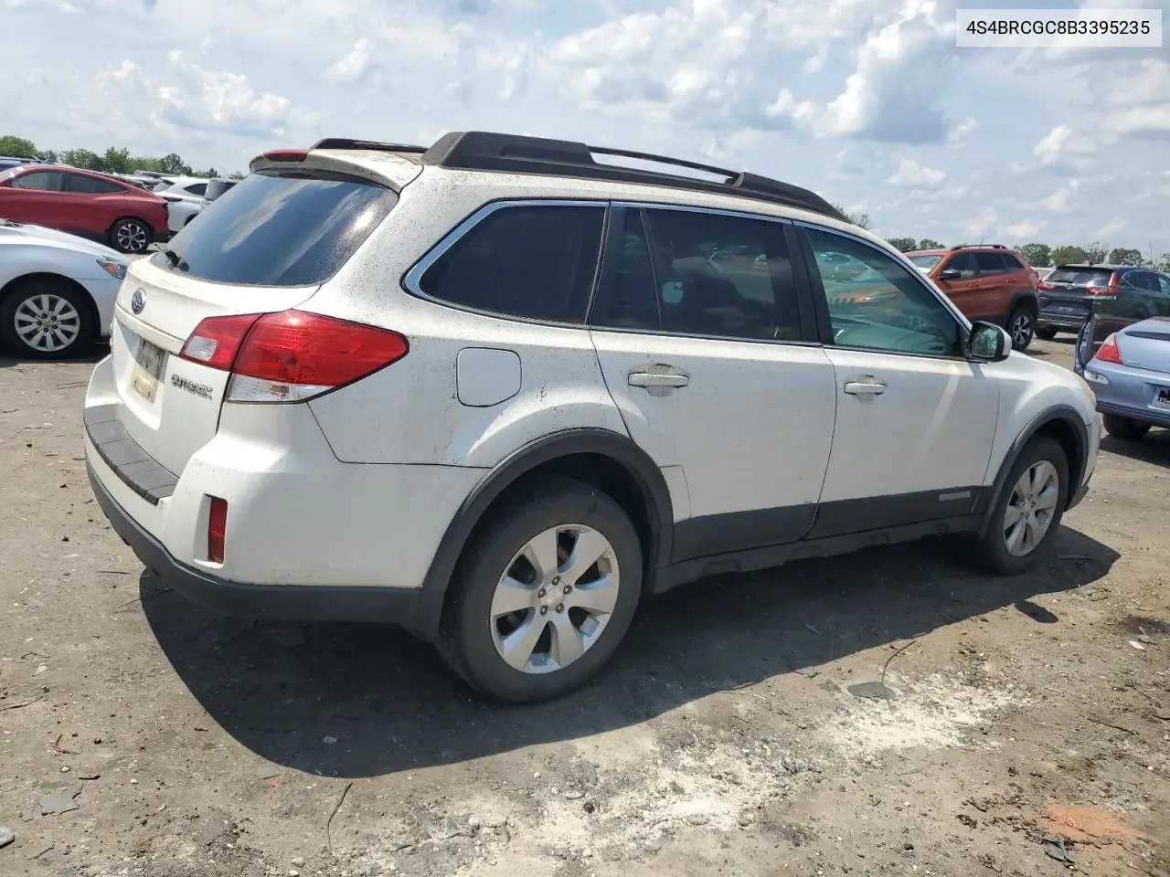4s4brcgc8b3395235 4S4BRCGC8B3395235 2011 Subaru Outback 2.5I Premium