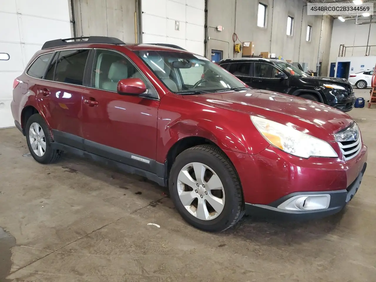 2011 Subaru Outback 2.5I Premium VIN: 4S4BRCGC2B3344569 Lot: 62605655