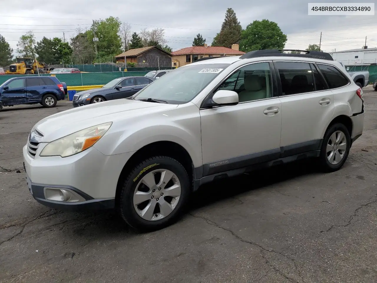 2011 Subaru Outback 2.5I Premium VIN: 4S4BRBCCXB3334890 Lot: 62607305