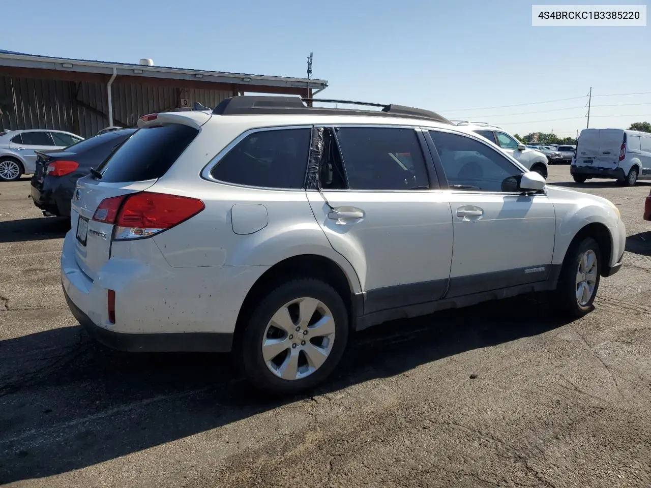 2011 Subaru Outback 2.5I Limited VIN: 4S4BRCKC1B3385220 Lot: 62753535