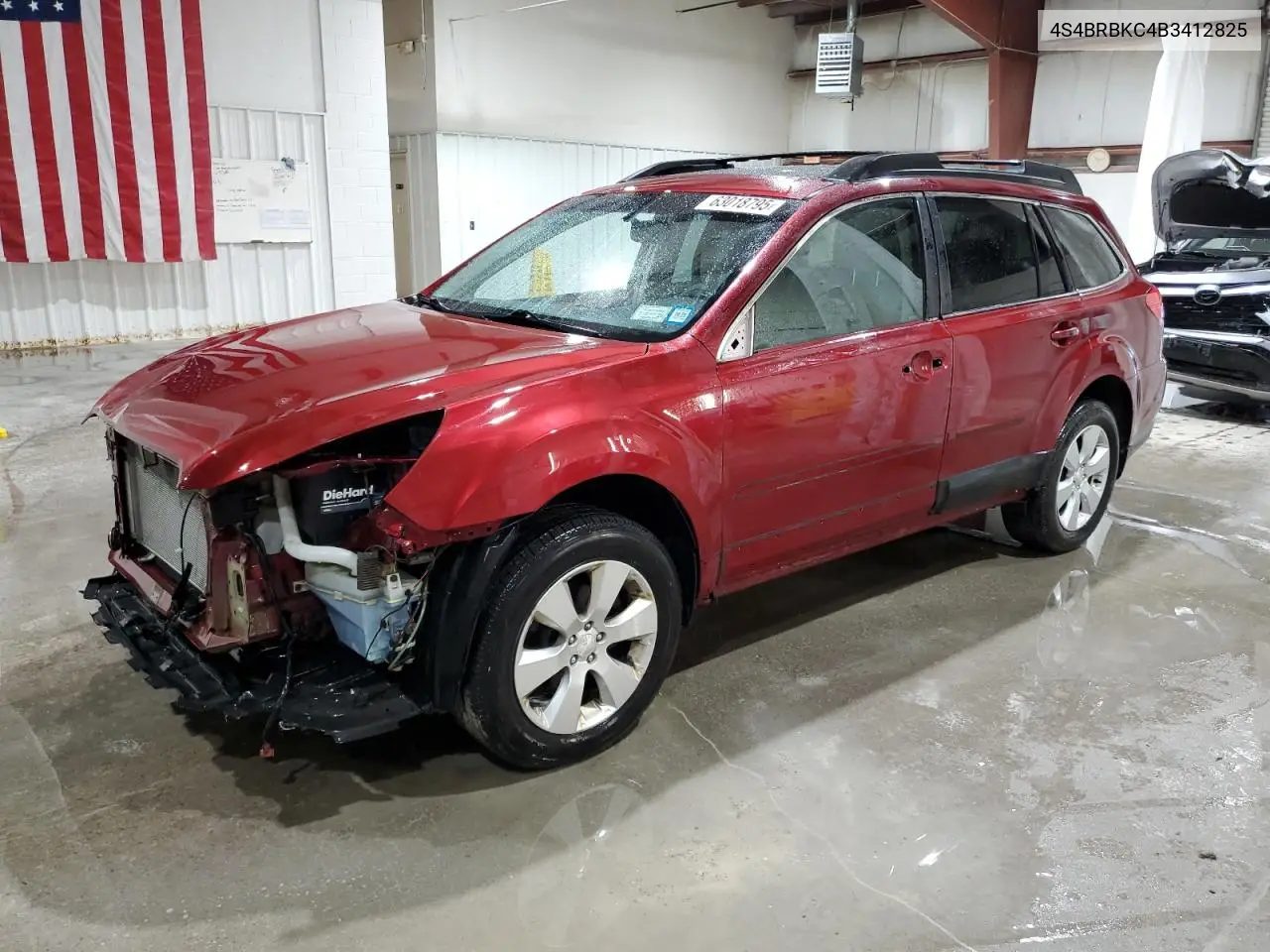 2011 Subaru Outback 2.5I Limited VIN: 4S4BRBKC4B3412825 Lot: 63018795