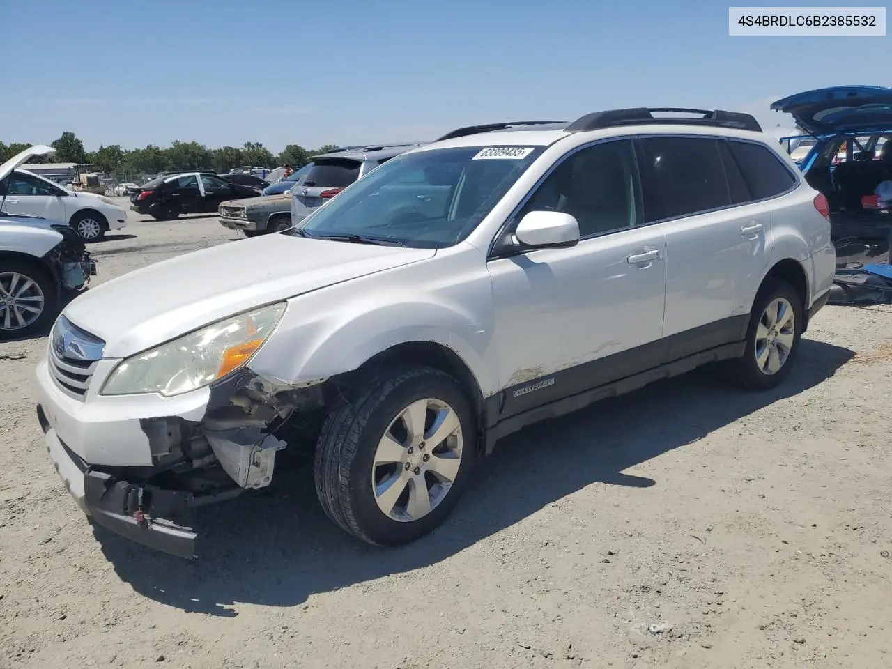 2011 Subaru Outback 3.6R Limited VIN: 4S4BRDLC6B2385532 Lot: 63309435