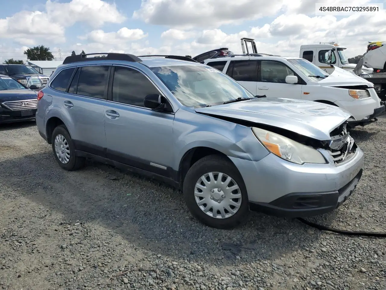2012 Subaru Outback 2.5I VIN: 4S4BRBAC7C3295891 Lot: 54634125