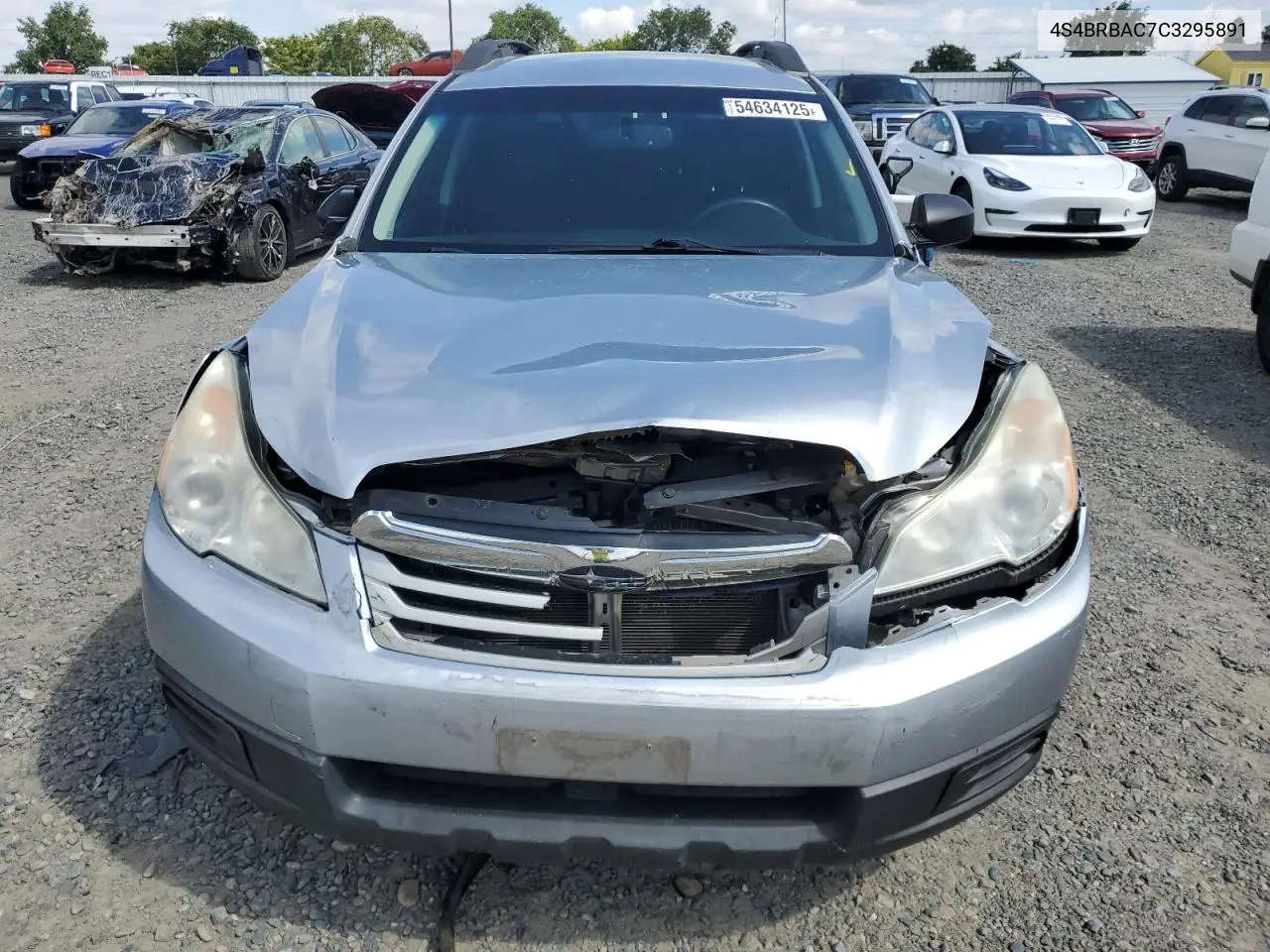 2012 Subaru Outback 2.5I VIN: 4S4BRBAC7C3295891 Lot: 54634125