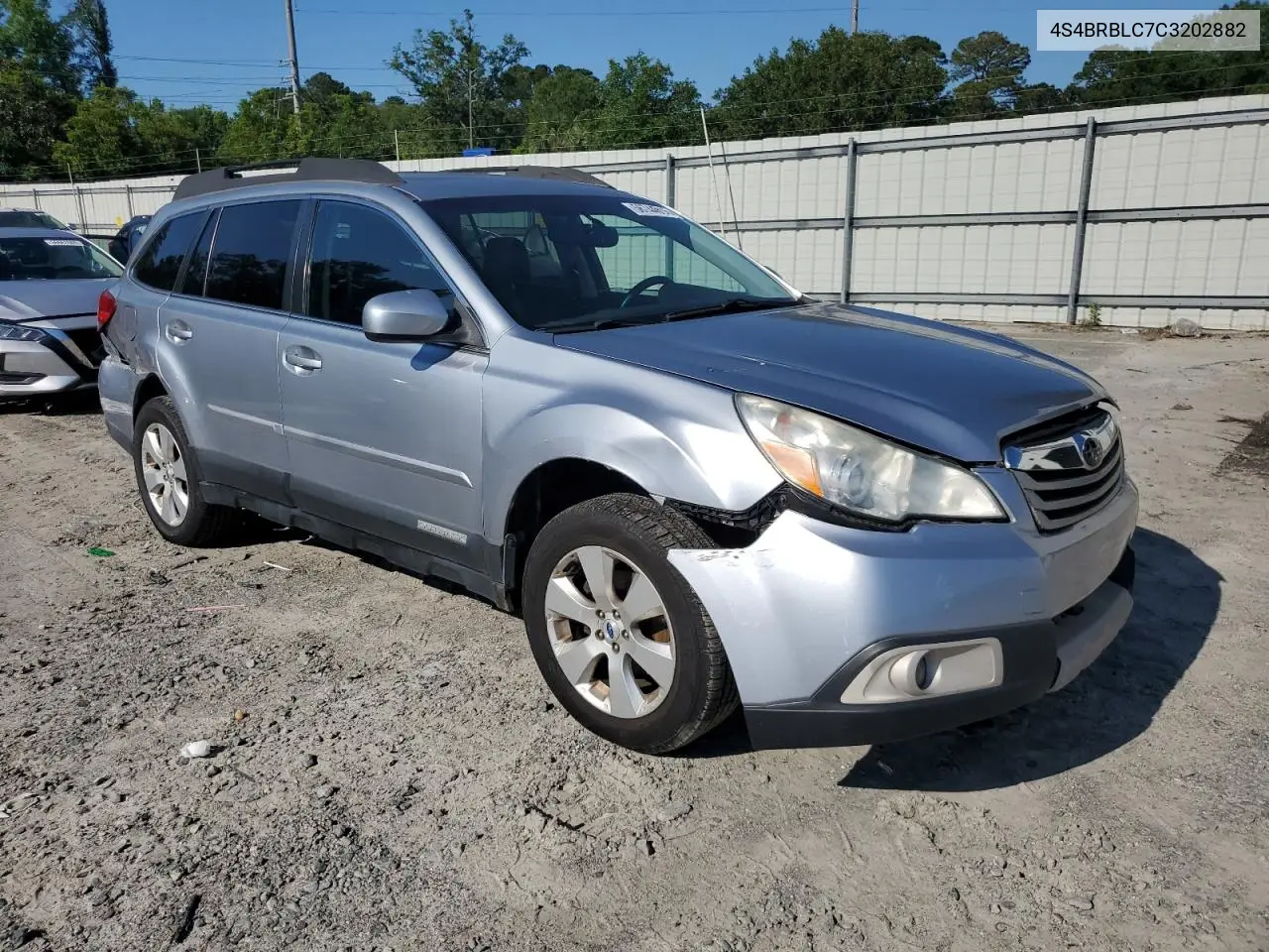 2012 Subaru Outback 2.5I Limited VIN: 4S4BRBLC7C3202882 Lot: 56744615