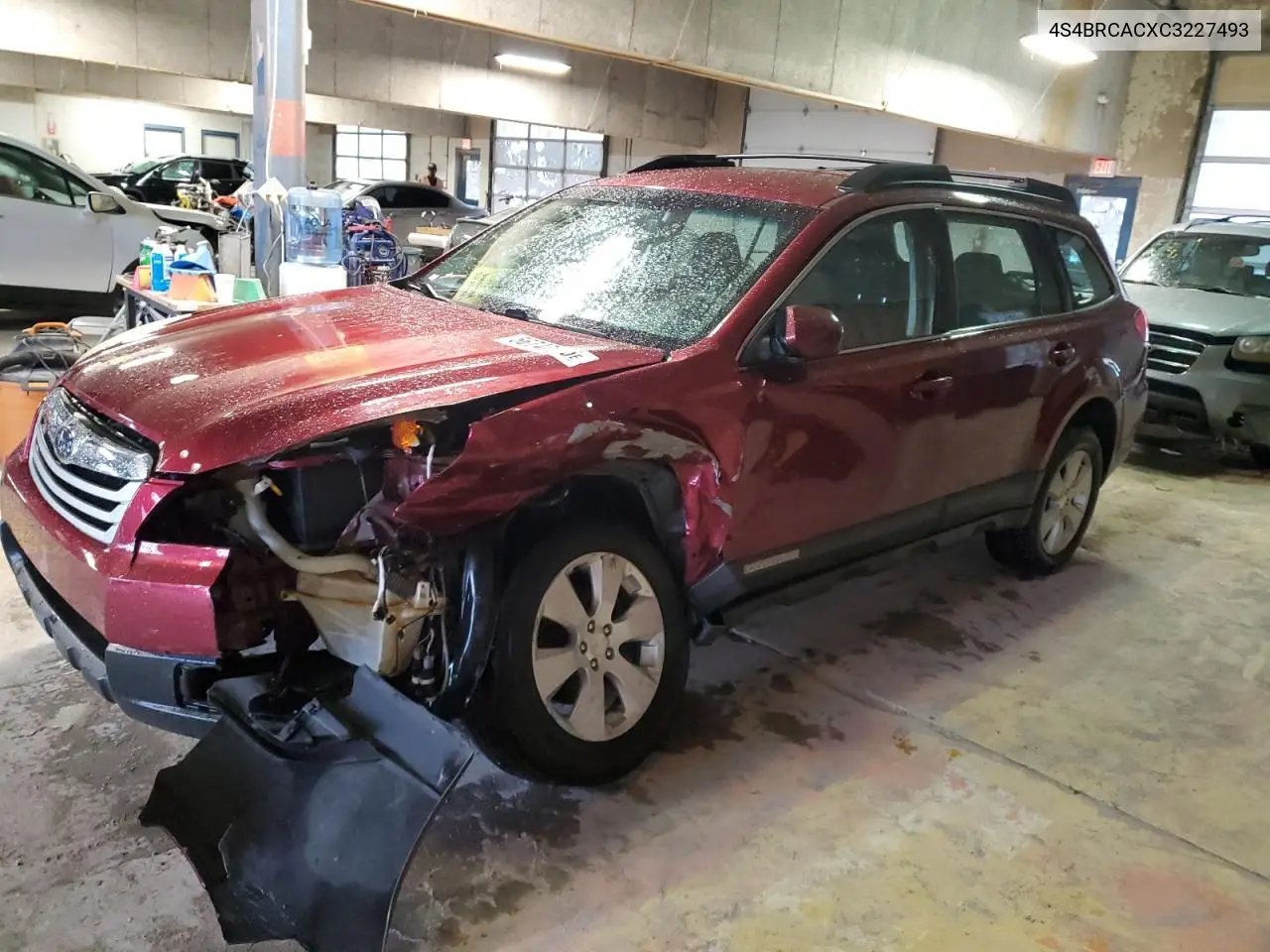 2012 Subaru Outback 2.5I VIN: 4S4BRCACXC3227493 Lot: 56747645