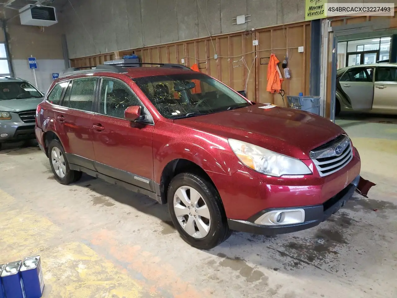 2012 Subaru Outback 2.5I VIN: 4S4BRCACXC3227493 Lot: 56747645