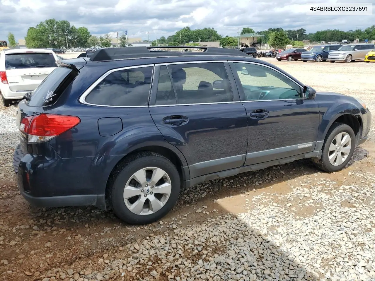 2012 Subaru Outback 2.5I Limited VIN: 4S4BRBLCXC3237691 Lot: 57048555