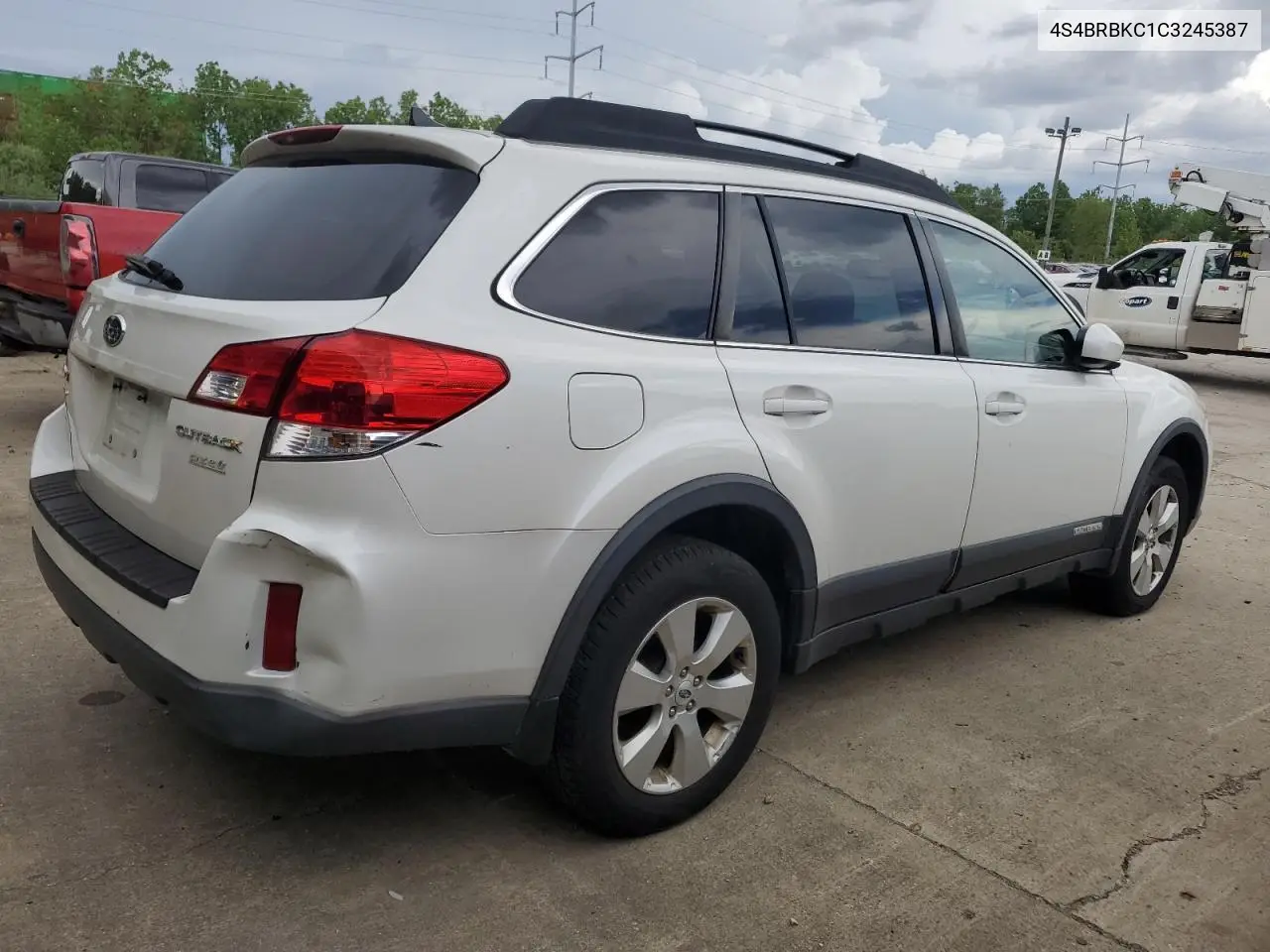 2012 Subaru Outback 2.5I Limited VIN: 4S4BRBKC1C3245387 Lot: 57101405