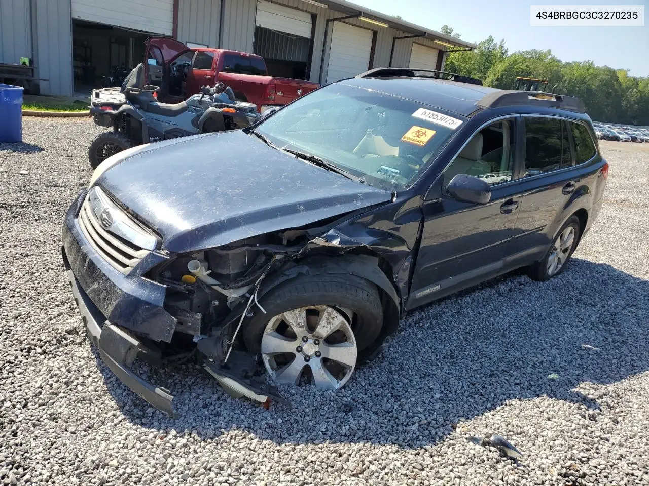 2012 Subaru Outback 2.5I Premium VIN: 4S4BRBGC3C3270235 Lot: 61853075