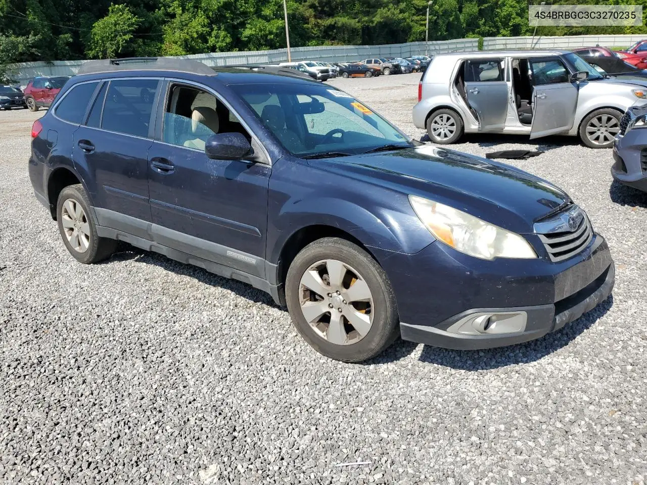 2012 Subaru Outback 2.5I Premium VIN: 4S4BRBGC3C3270235 Lot: 61853075