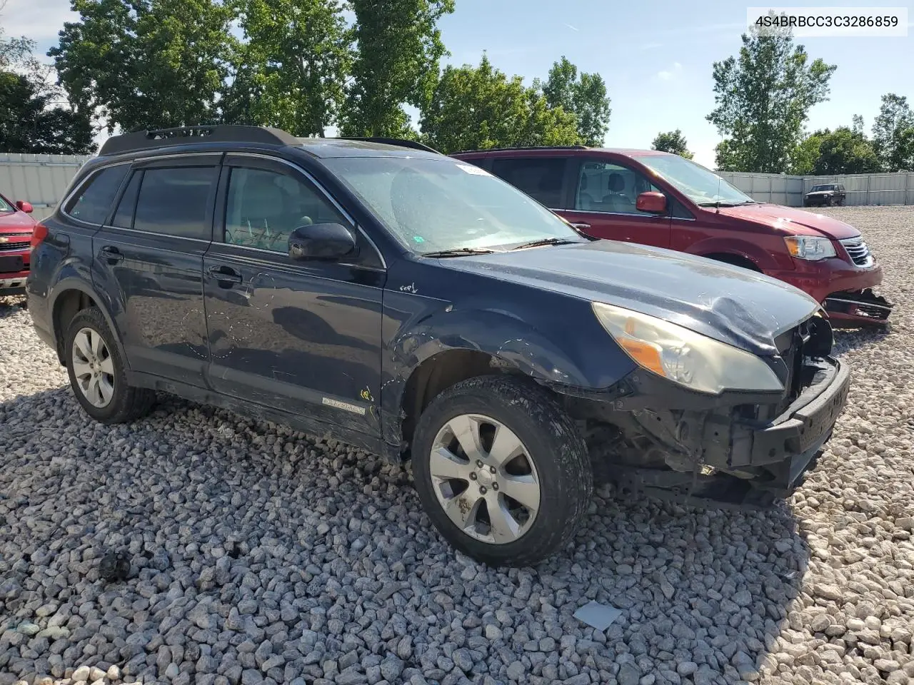 2012 Subaru Outback 2.5I Premium VIN: 4S4BRBCC3C3286859 Lot: 61939295