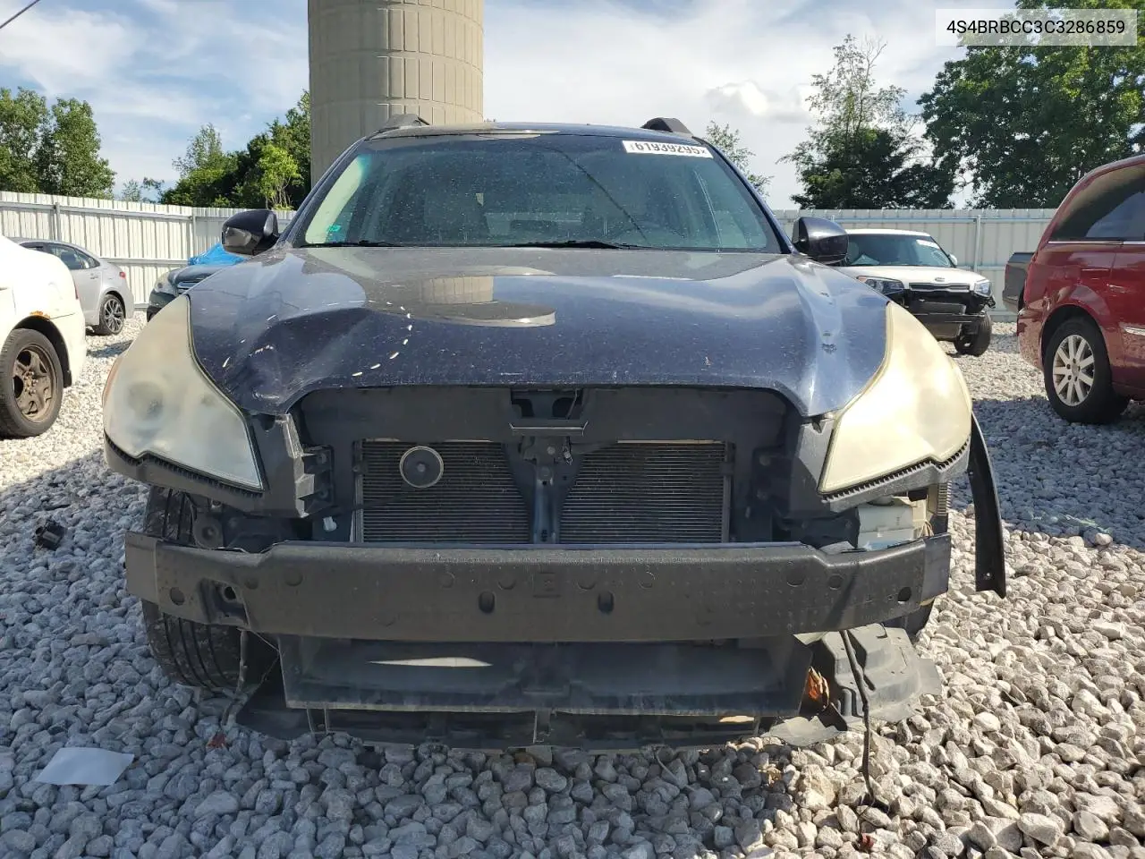 2012 Subaru Outback 2.5I Premium VIN: 4S4BRBCC3C3286859 Lot: 61939295