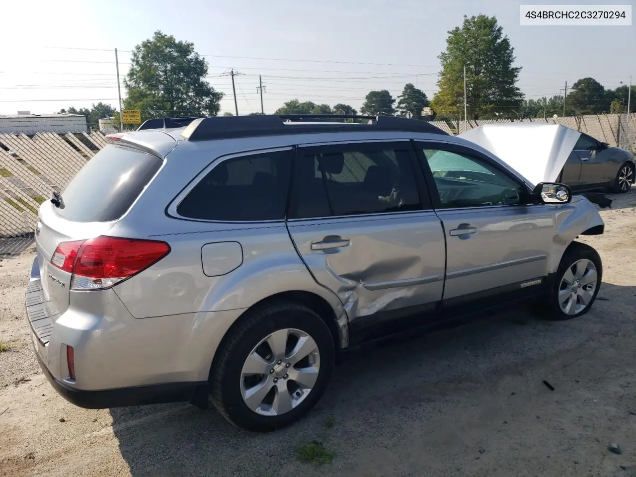 2012 Subaru Outback 2.5I Premium VIN: 4S4BRCHC2C3270294 Lot: 62530845