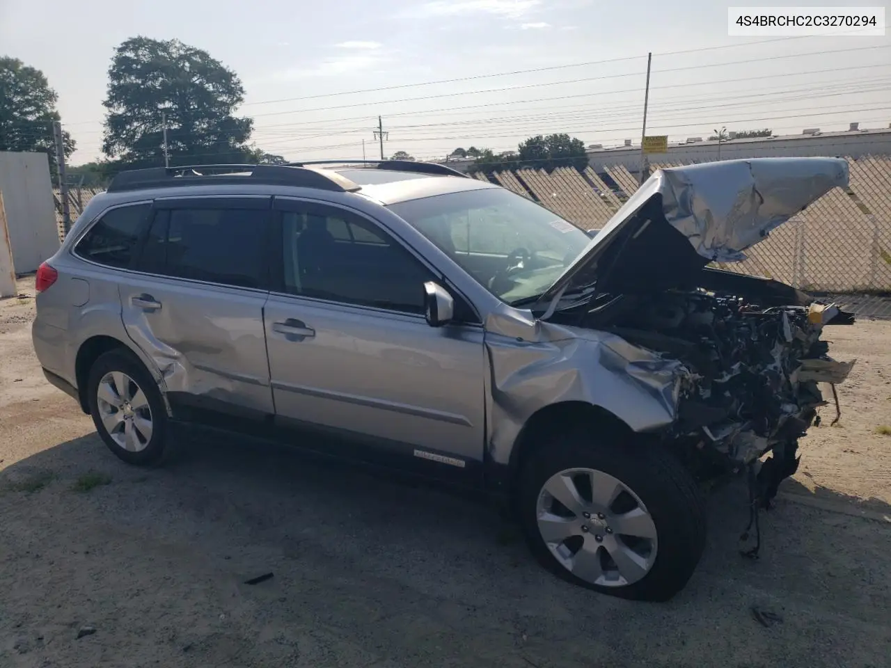 2012 Subaru Outback 2.5I Premium VIN: 4S4BRCHC2C3270294 Lot: 62530845