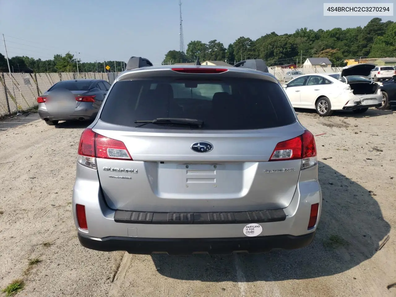 2012 Subaru Outback 2.5I Premium VIN: 4S4BRCHC2C3270294 Lot: 62530845