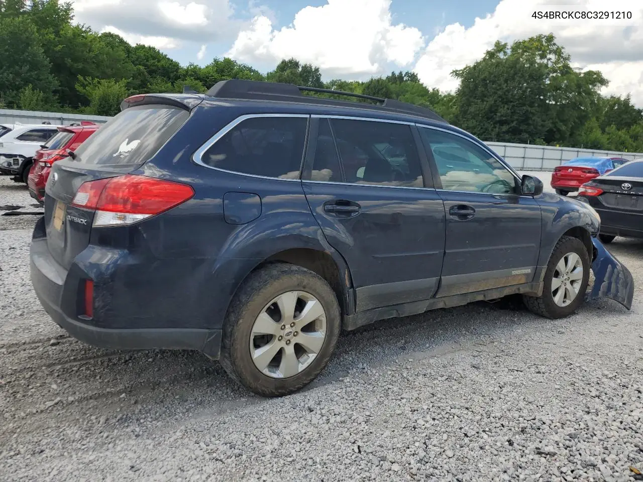 2012 Subaru Outback 2.5I Limited VIN: 4S4BRCKC8C3291210 Lot: 62559105