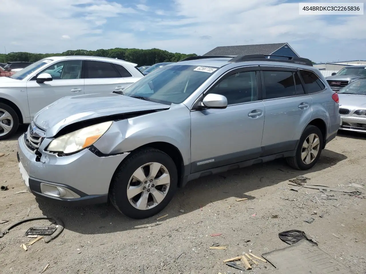 2012 Subaru Outback 3.6R Limited VIN: 4S4BRDKC3C2265836 Lot: 62587705