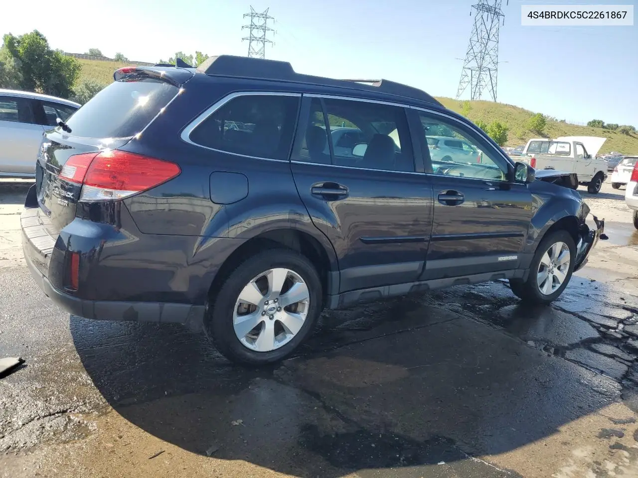 2012 Subaru Outback 3.6R Limited VIN: 4S4BRDKC5C2261867 Lot: 62703855