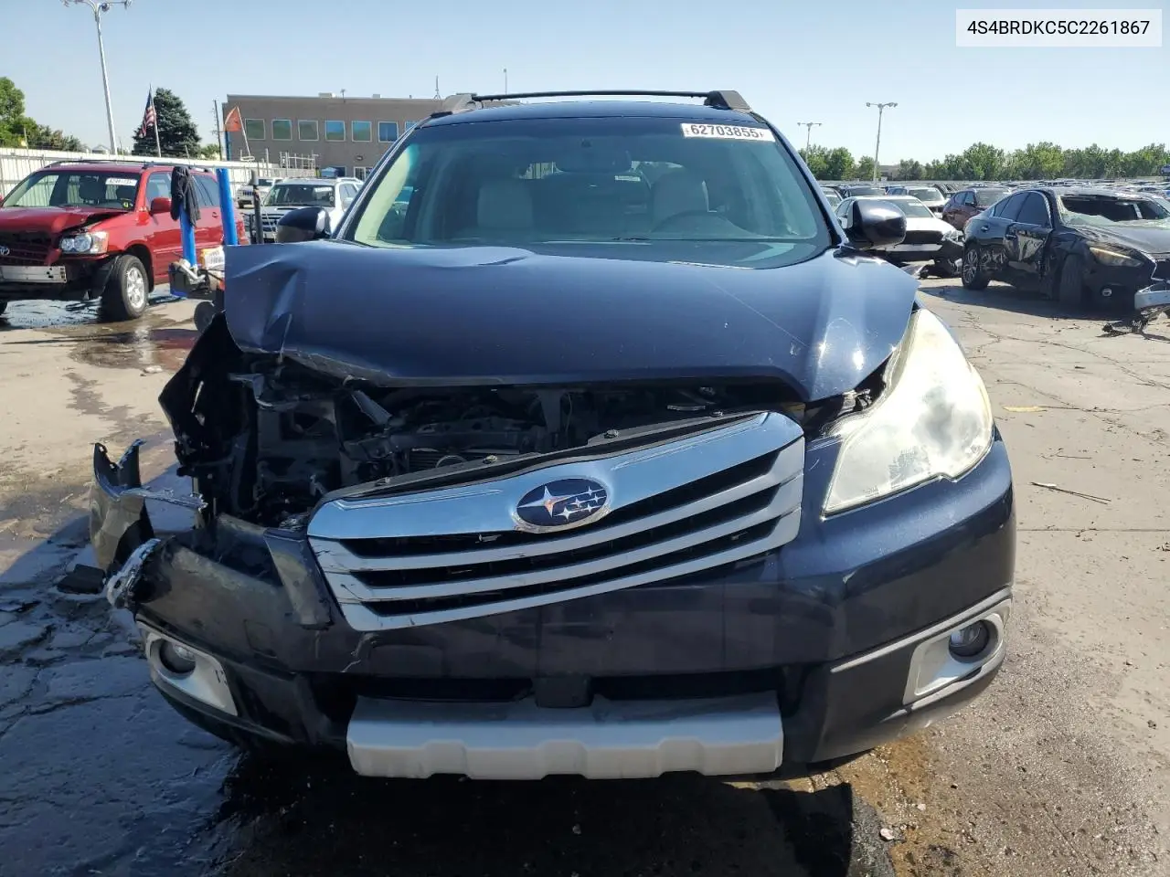 2012 Subaru Outback 3.6R Limited VIN: 4S4BRDKC5C2261867 Lot: 62703855