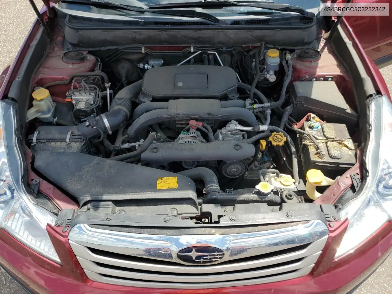 2012 Subaru Outback 2.5I Premium VIN: 4S4BRCGC5C3252342 Lot: 62733545