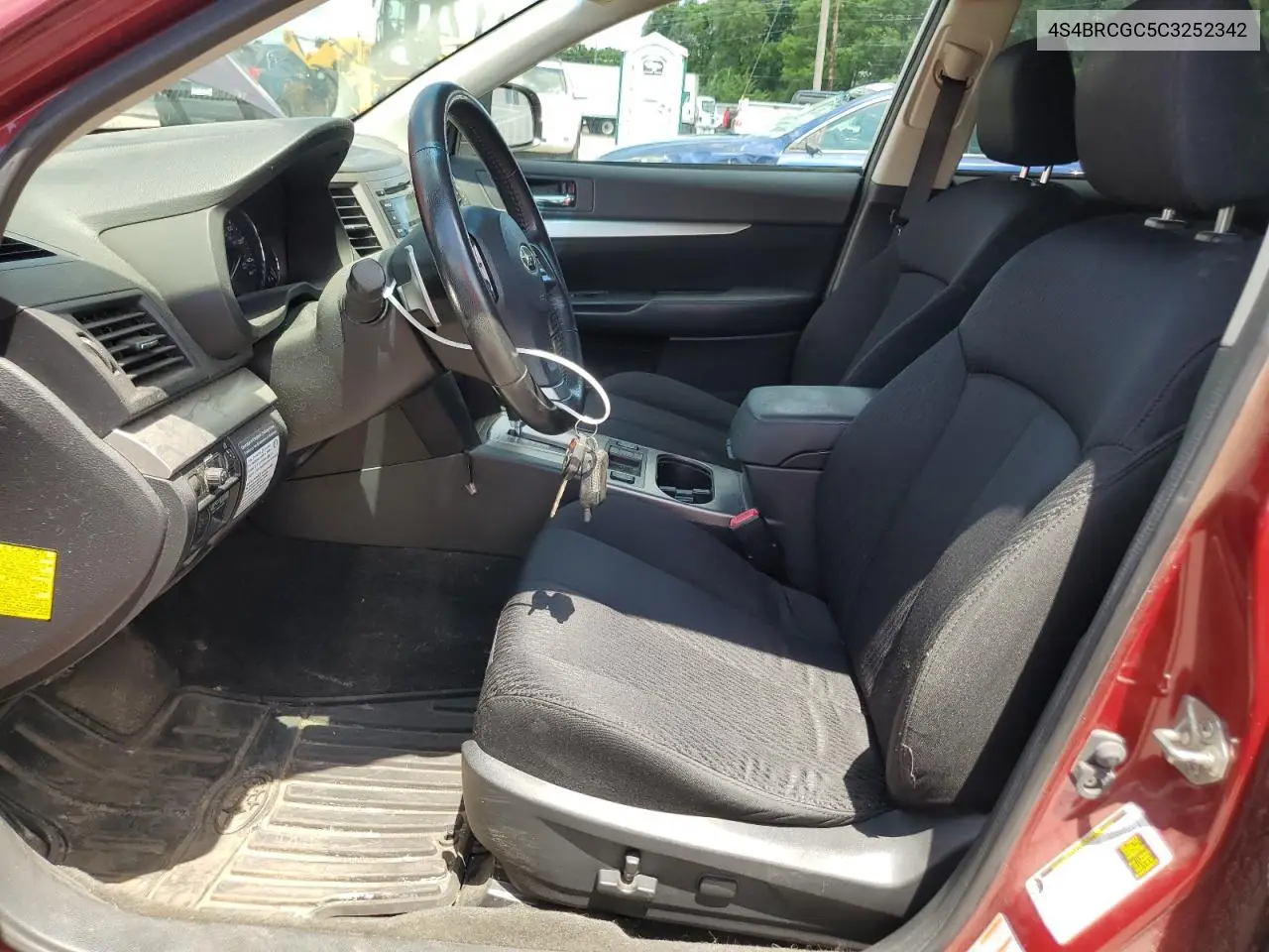 2012 Subaru Outback 2.5I Premium VIN: 4S4BRCGC5C3252342 Lot: 62733545