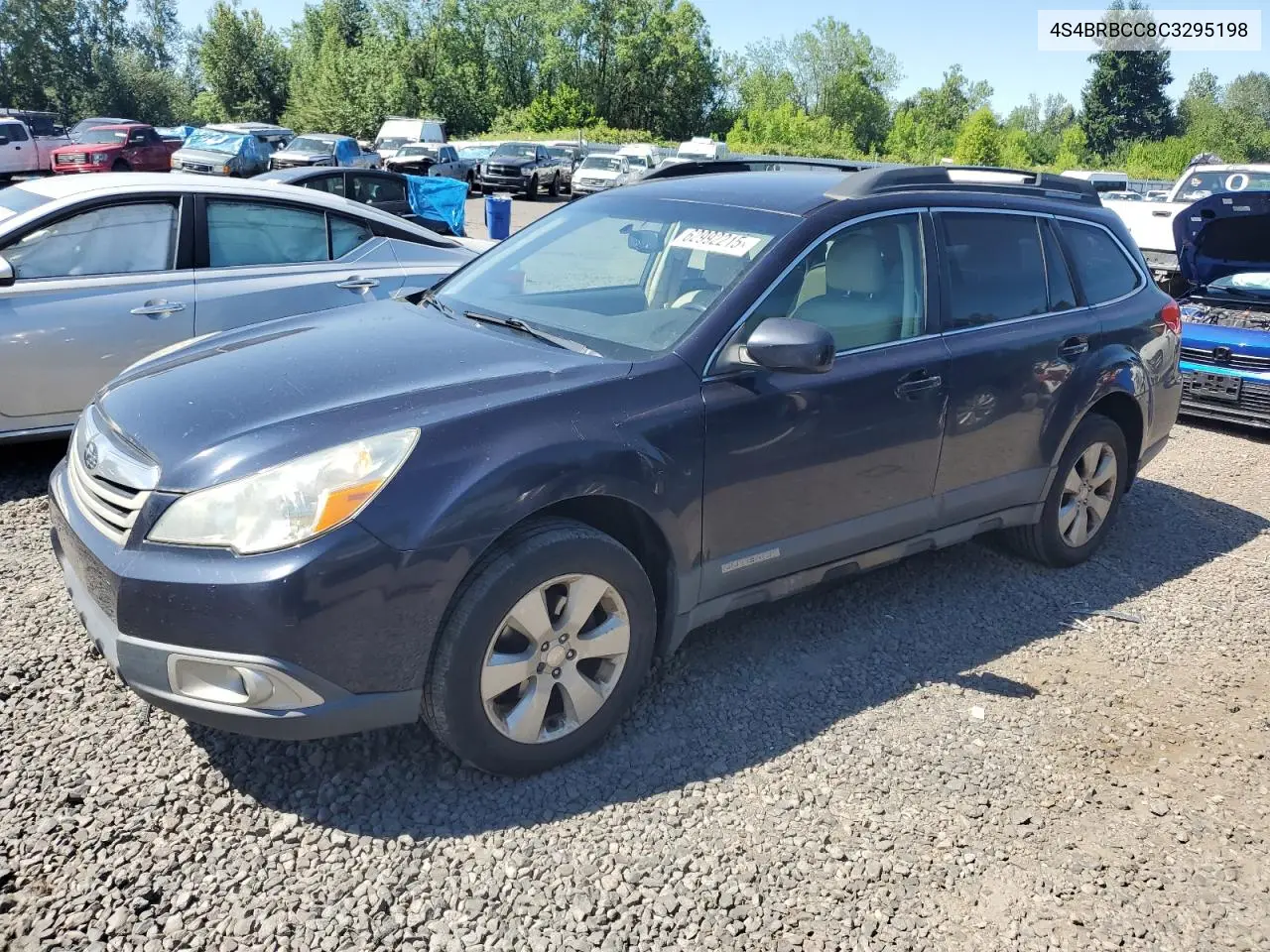 2012 Subaru Outback 2.5I Premium VIN: 4S4BRBCC8C3295198 Lot: 62992215