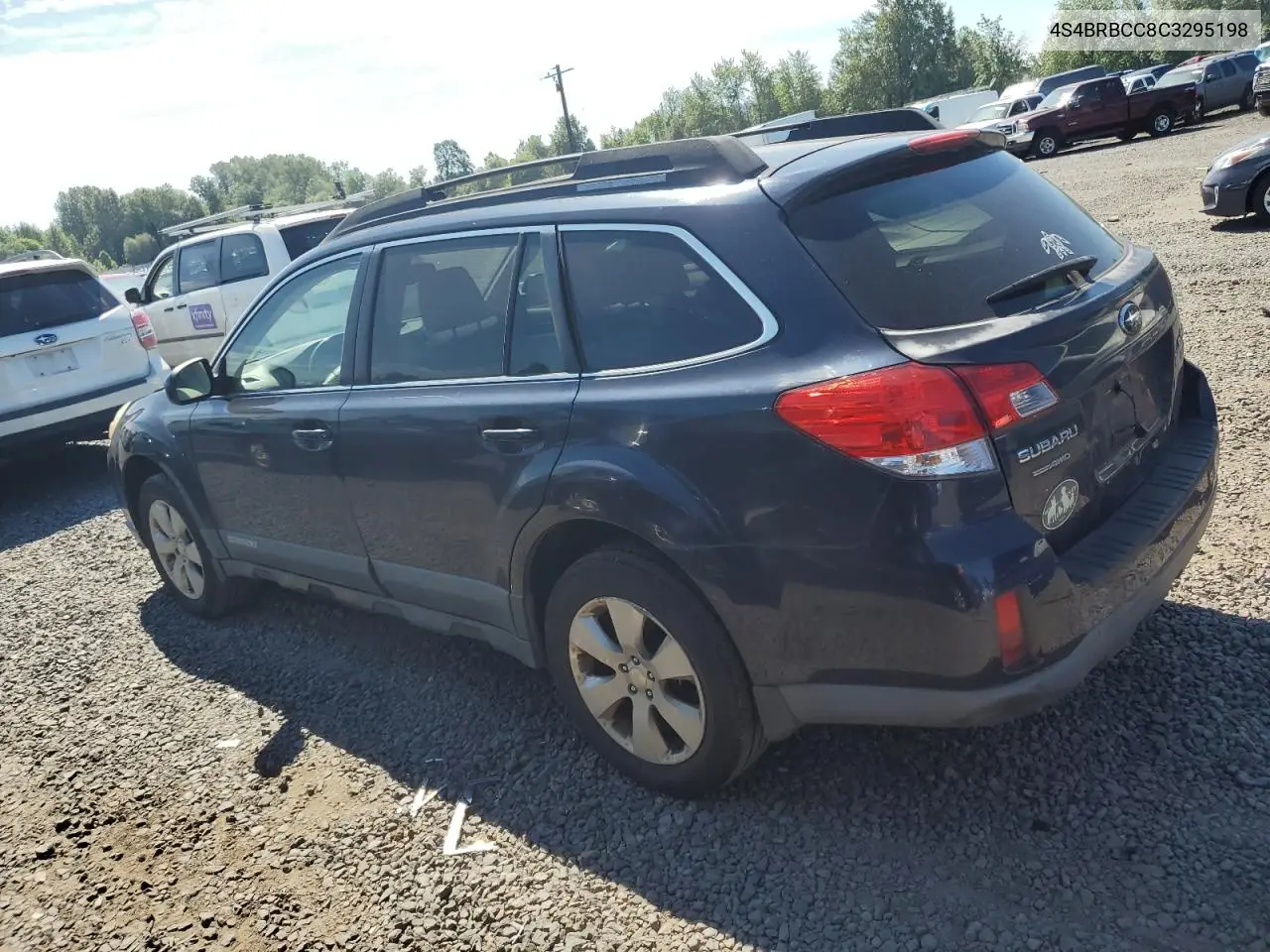 2012 Subaru Outback 2.5I Premium VIN: 4S4BRBCC8C3295198 Lot: 62992215