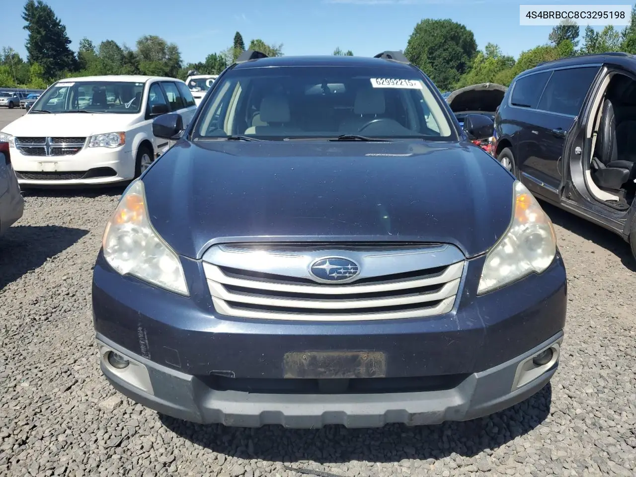 2012 Subaru Outback 2.5I Premium VIN: 4S4BRBCC8C3295198 Lot: 62992215