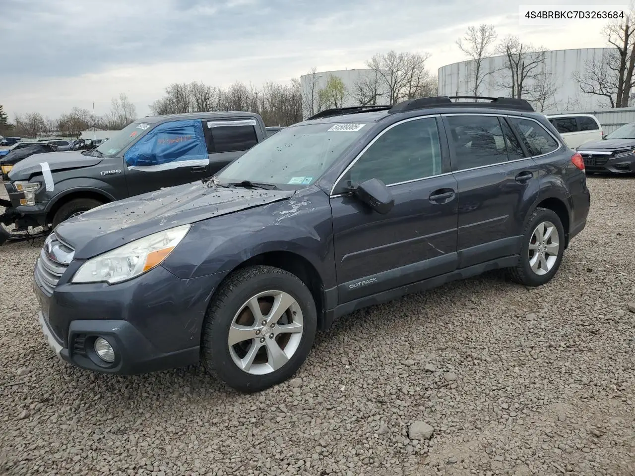 2013 Subaru Outback 2.5I Limited VIN: 4S4BRBKC7D3263684 Lot: 54589305