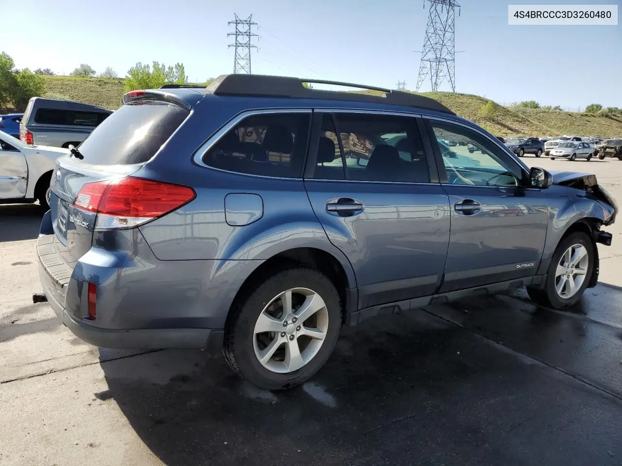 2013 Subaru Outback 2.5I Premium VIN: 4S4BRCCC3D3260480 Lot: 56435525