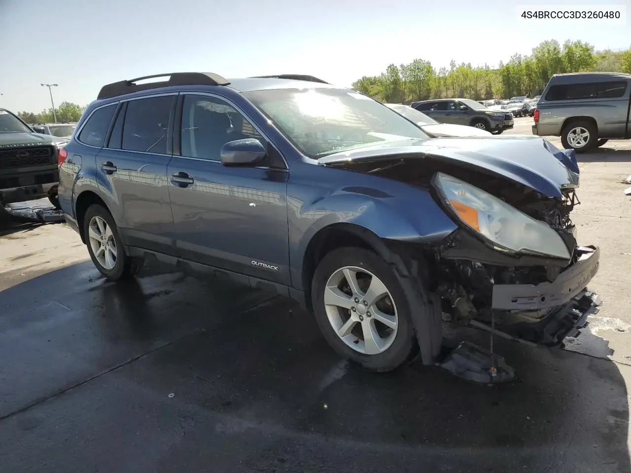 2013 Subaru Outback 2.5I Premium VIN: 4S4BRCCC3D3260480 Lot: 56435525