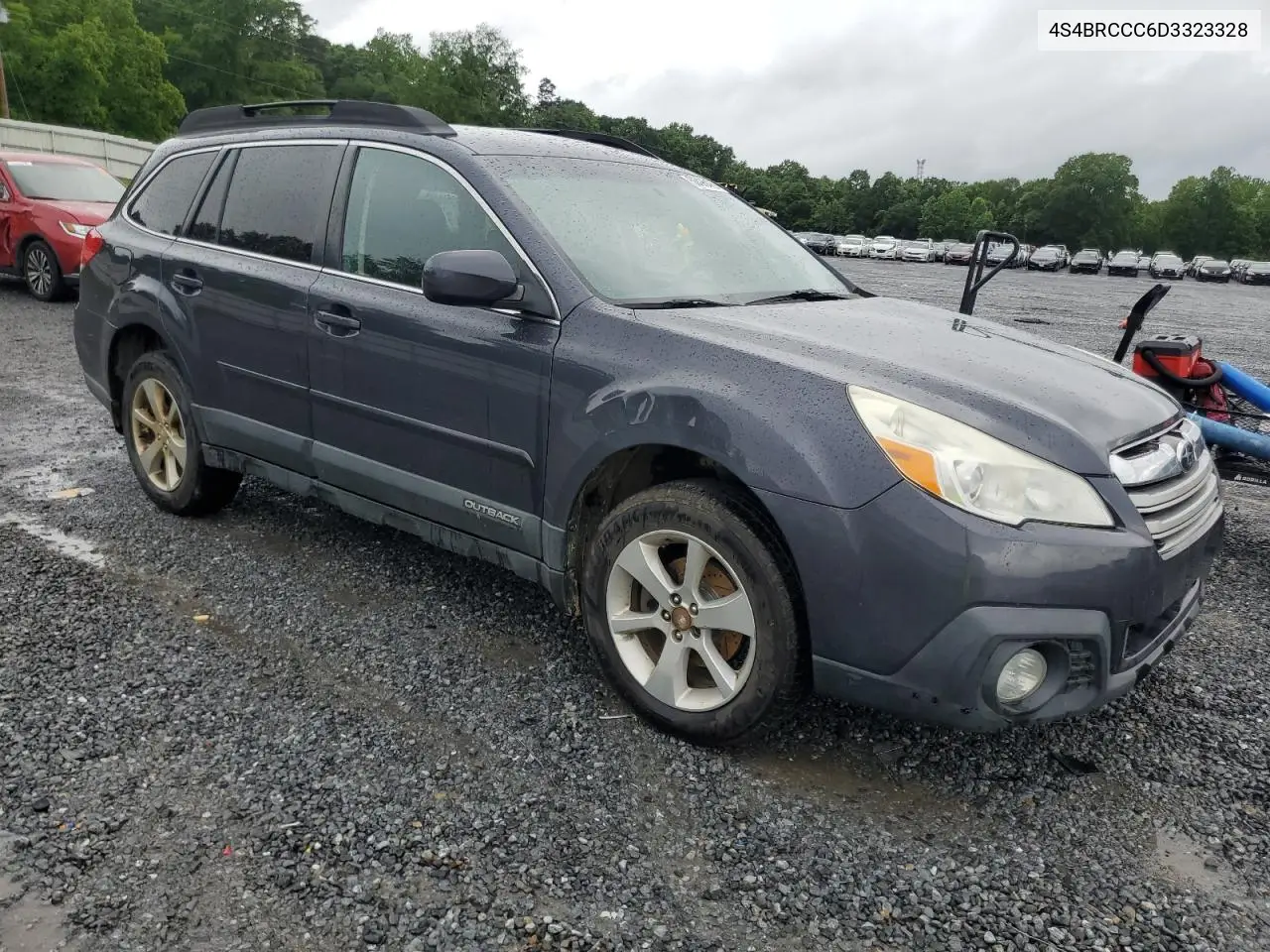 2013 Subaru Outback 2.5I Premium VIN: 4S4BRCCC6D3323328 Lot: 56496425