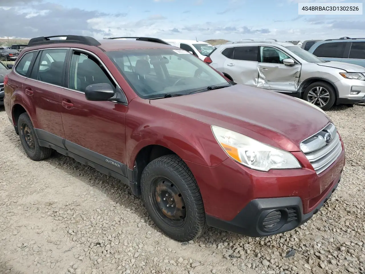 2013 Subaru Outback 2.5I VIN: 4S4BRBAC3D1302526 Lot: 56803195