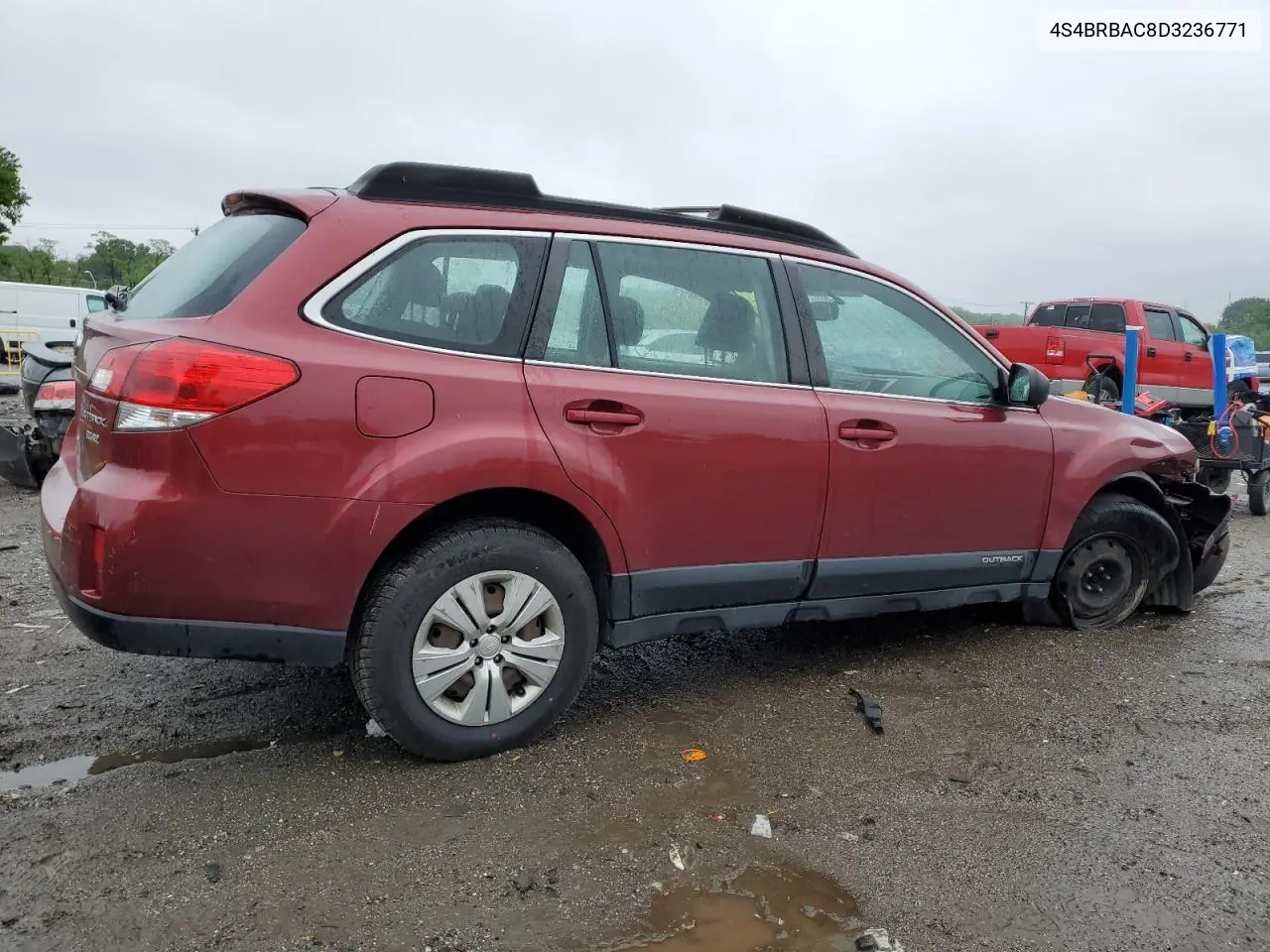 2013 Subaru Outback 2.5I VIN: 4S4BRBAC8D3236771 Lot: 56848065