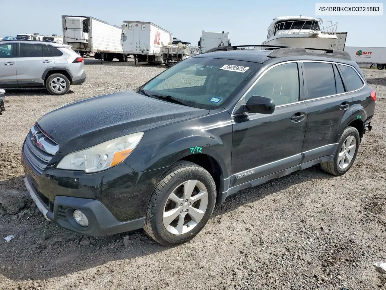 2013 Subaru Outback 2.5I Limited VIN: 4S4BRBKCXD3225883 Lot: 56995925