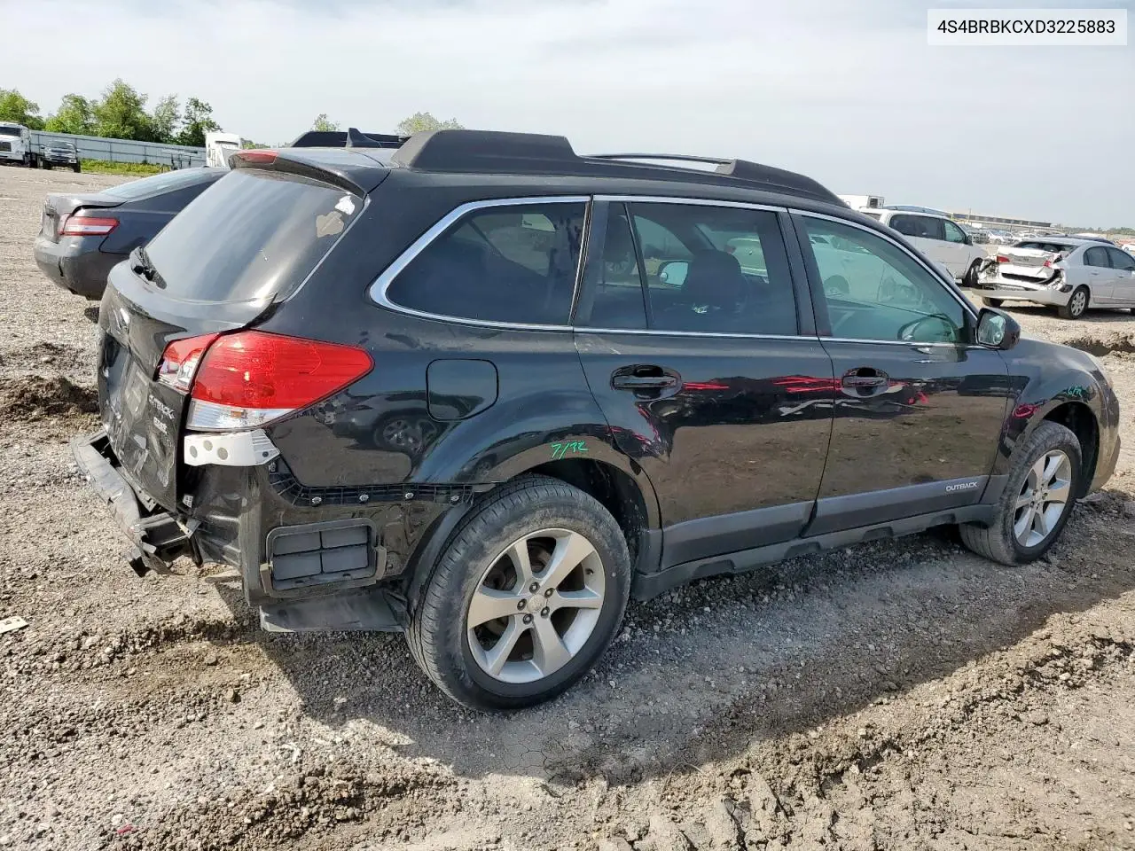 2013 Subaru Outback 2.5I Limited VIN: 4S4BRBKCXD3225883 Lot: 56995925