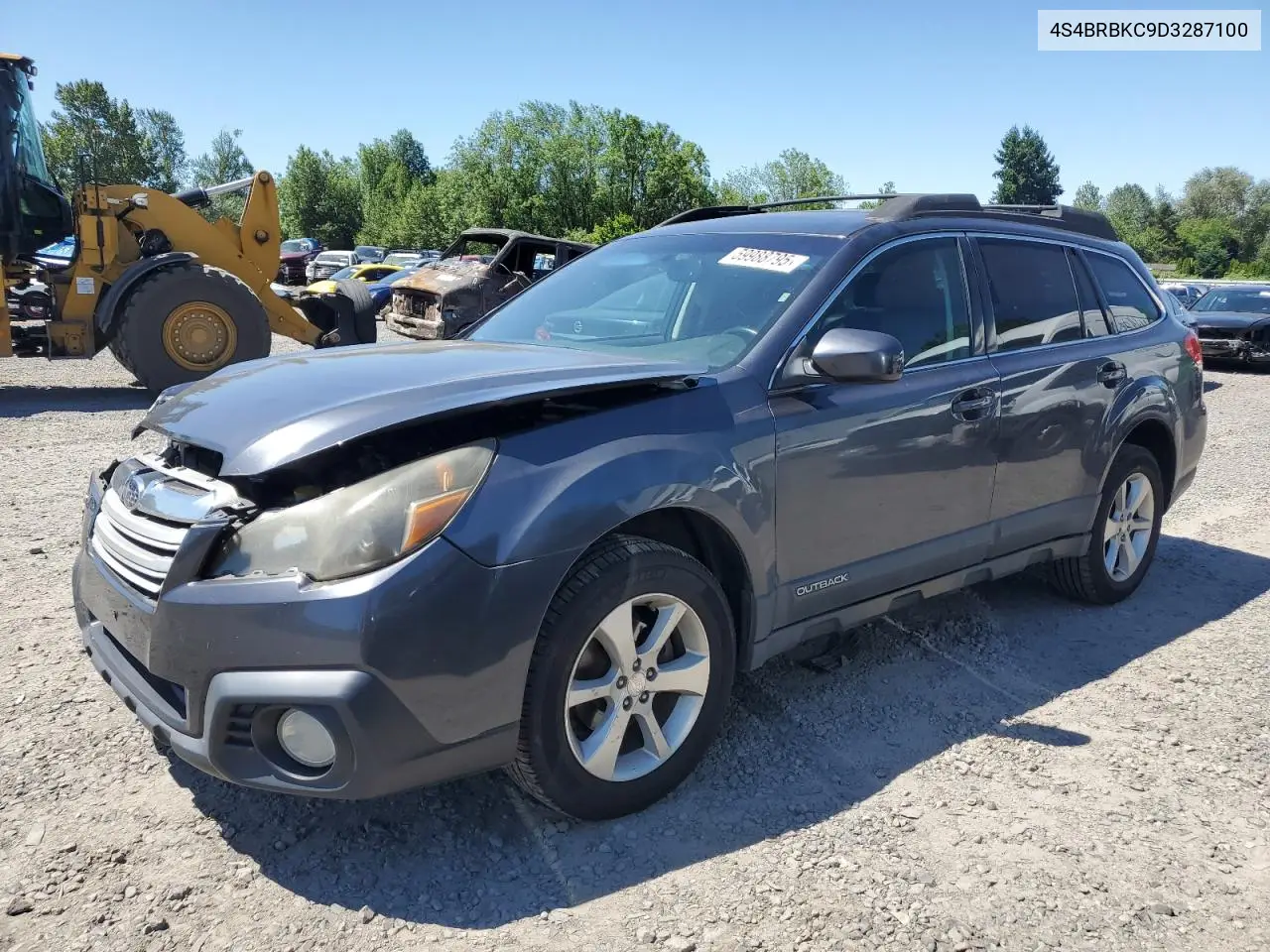 2013 Subaru Outback 2.5I Limited VIN: 4S4BRBKC9D3287100 Lot: 59988795