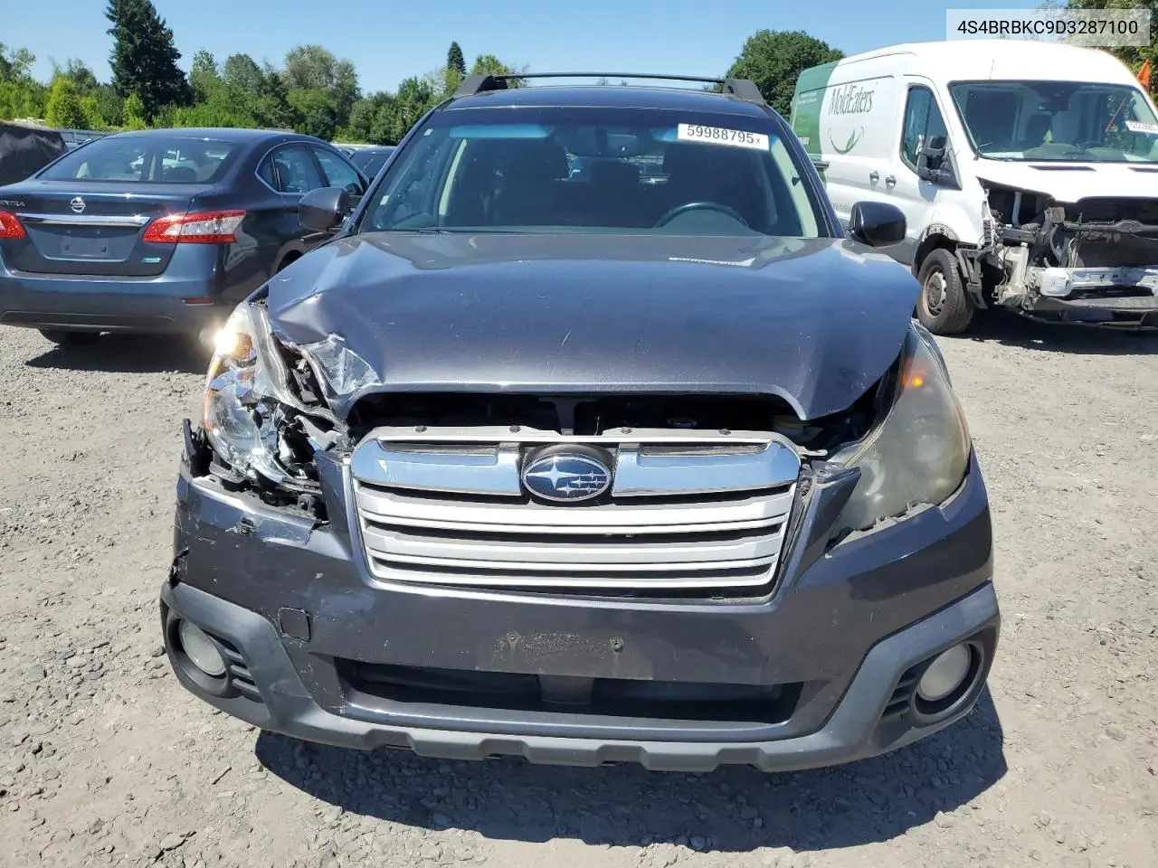 2013 Subaru Outback 2.5I Limited VIN: 4S4BRBKC9D3287100 Lot: 59988795