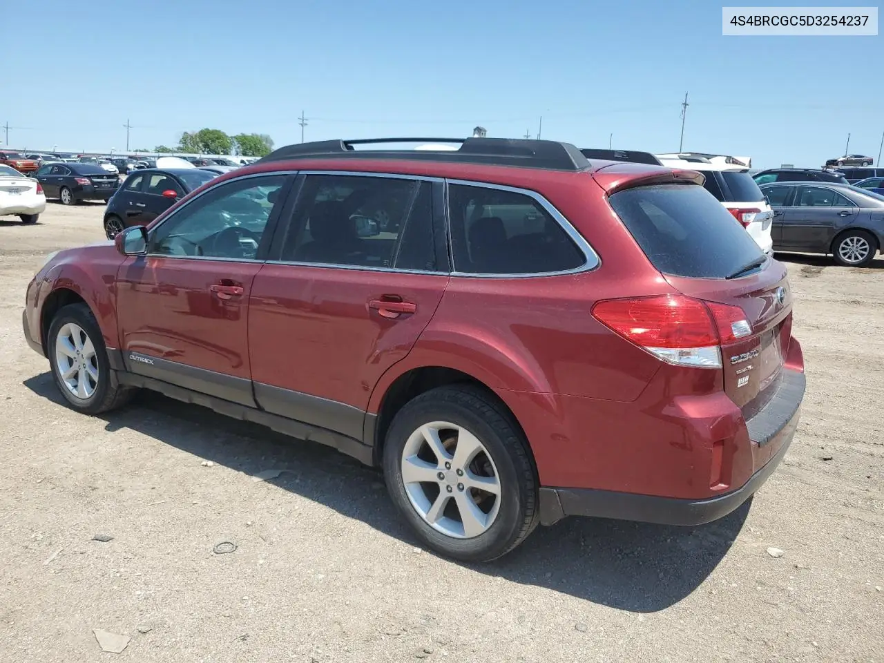 2013 Subaru Outback 2.5I Premium VIN: 4S4BRCGC5D3254237 Lot: 60788005