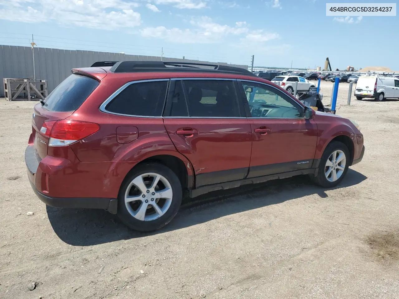 2013 Subaru Outback 2.5I Premium VIN: 4S4BRCGC5D3254237 Lot: 60788005