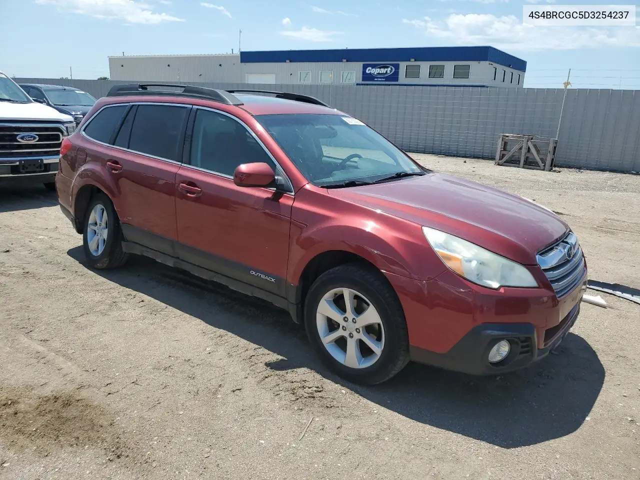 2013 Subaru Outback 2.5I Premium VIN: 4S4BRCGC5D3254237 Lot: 60788005