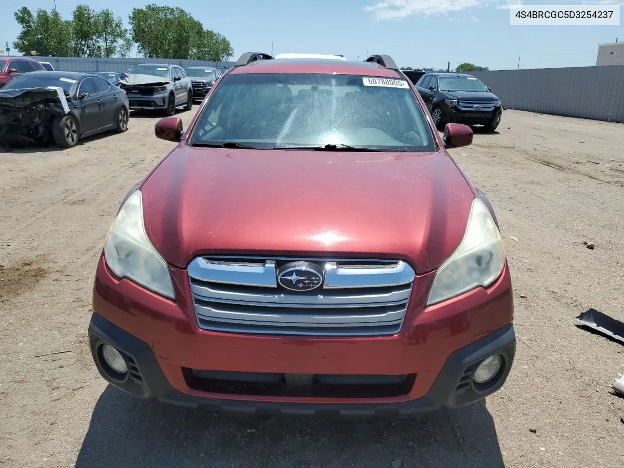 2013 Subaru Outback 2.5I Premium VIN: 4S4BRCGC5D3254237 Lot: 60788005